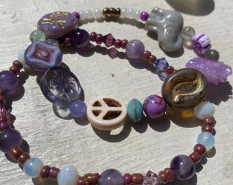 Set di braccialetti per il chakra della corona
