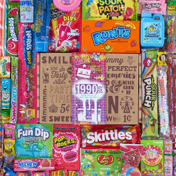 beginnen pijnlijk Mantsjoerije Vintage Candy Co 1990s Retro Decade Candy Gift Assortment - Etsy