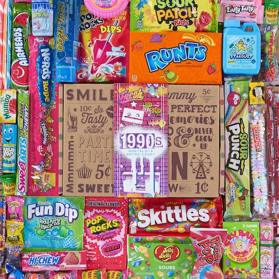 Vintage Candy Co 1990s Retro Decade Candy Gift Assortment Etsy