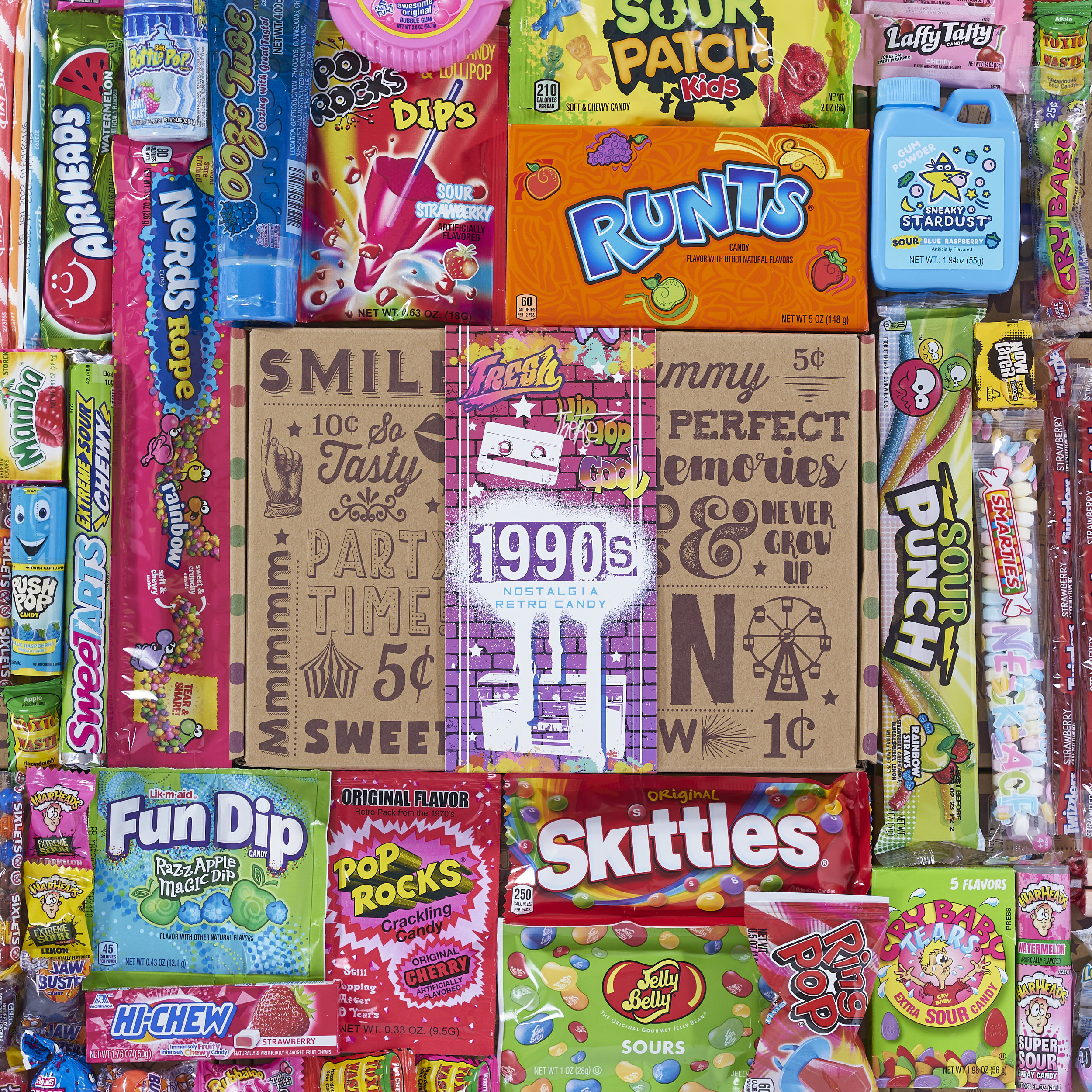 Vintage Candy Co 1990s Retro Decade Candy Gift Assortment