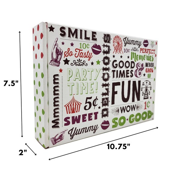 Deluxe Size Retro Candy Box