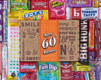 Deluxe Size Retro Candy Box