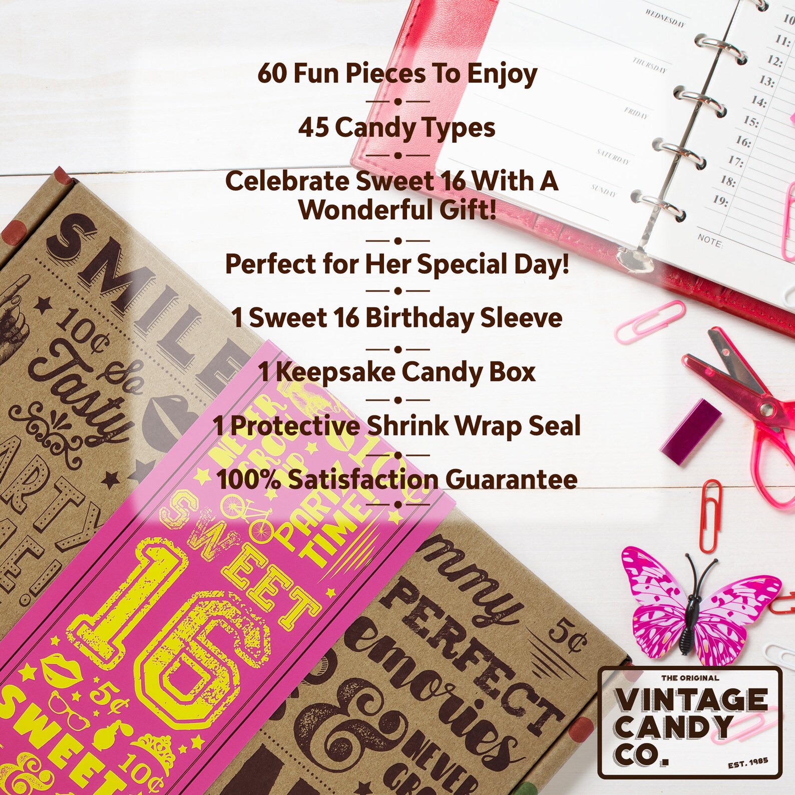 Vintage Candy Co. 1 Best Sweet 16 Gift Basket Assorted Mix Etsy