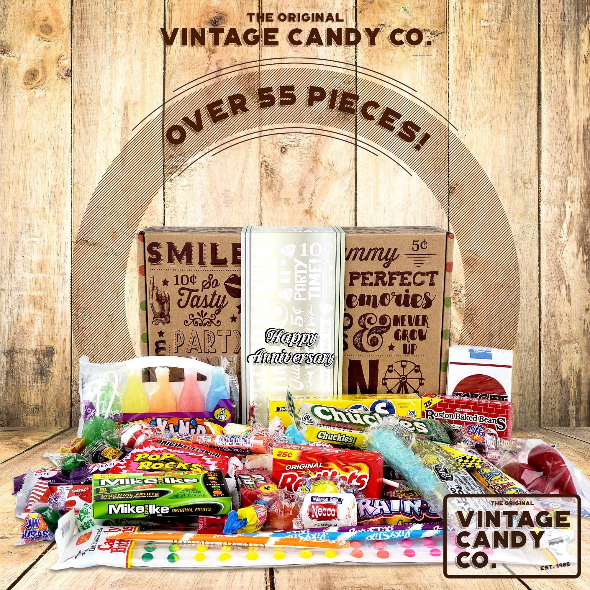 Vintage Candy Co. #1 Happy Anniversary Candy Gift Assortment