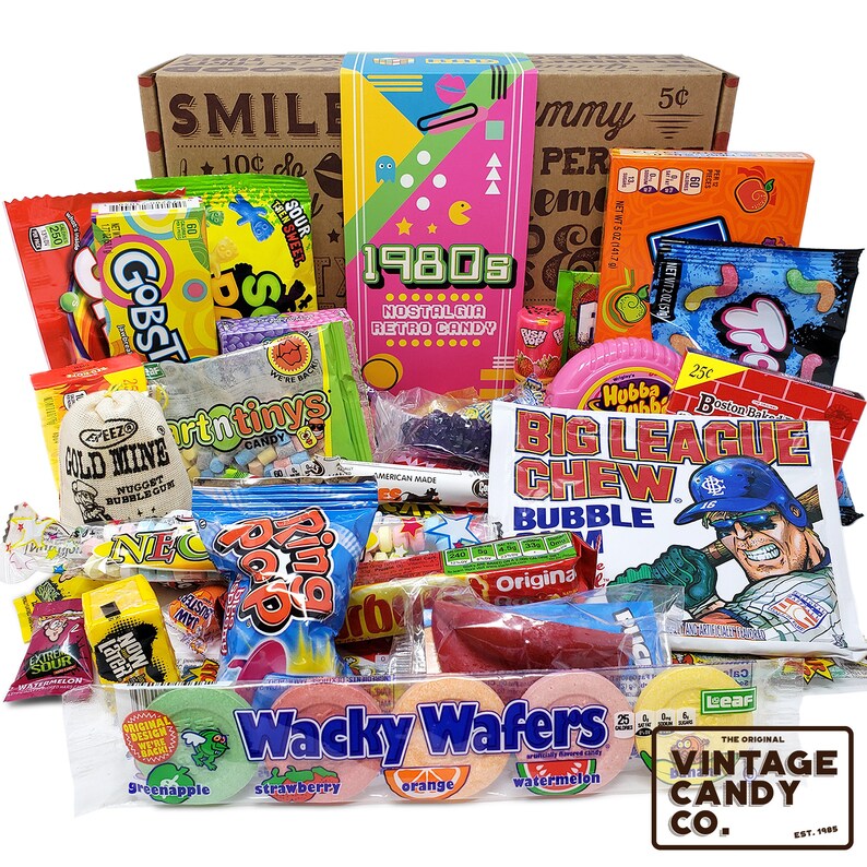 Vintage Candy Co 1980s Retro Decade Candy Gift Assortment Etsy