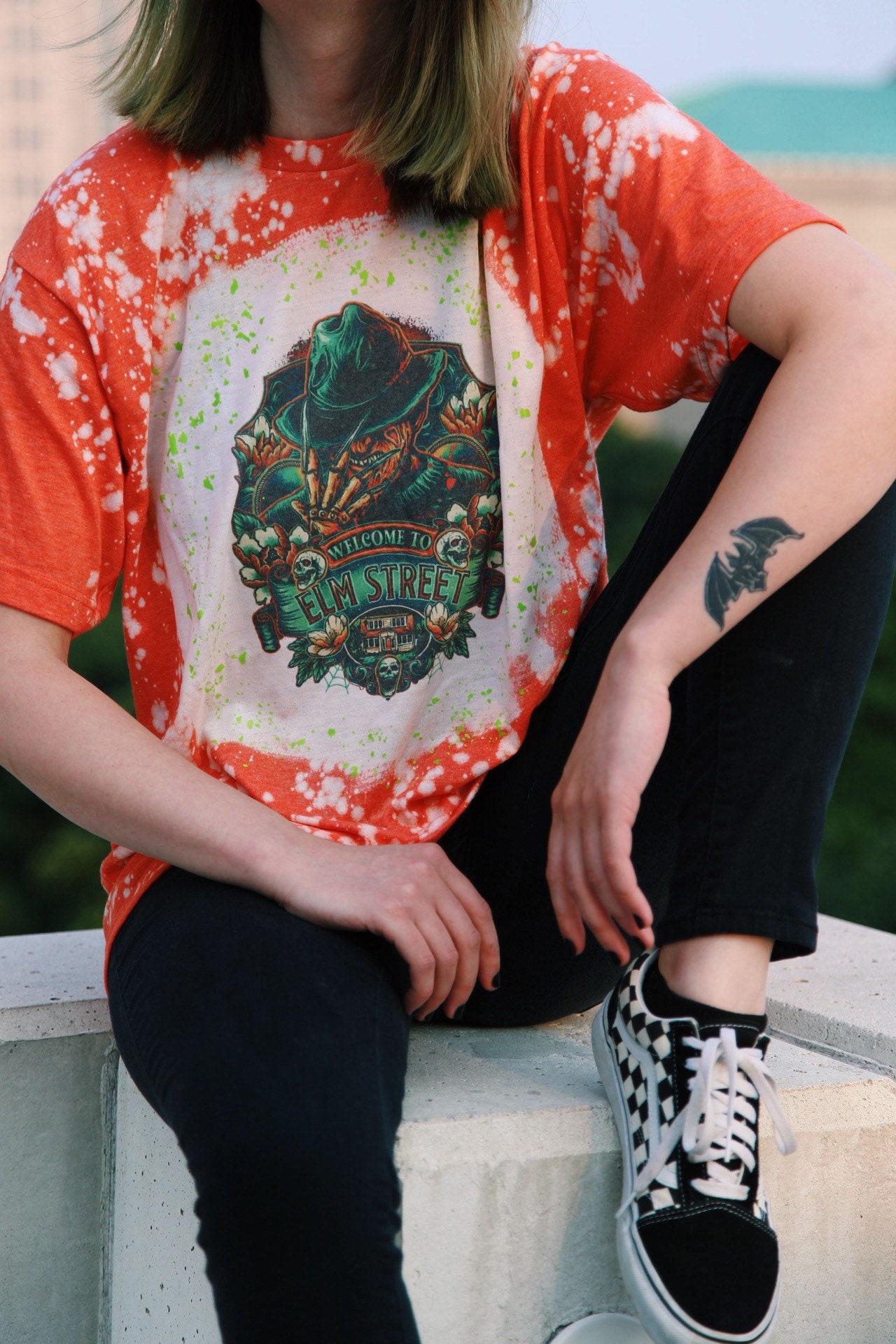 bleached horror shirts