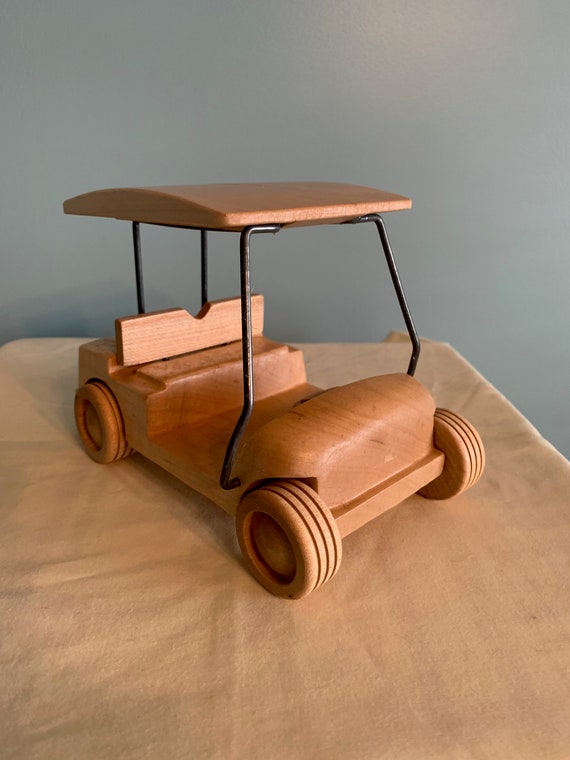 Miniature Wooden Golf Cart Etsy Ireland
