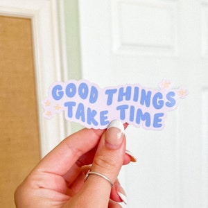 Good Things Sticker // Die Cut Sticker, Laptop Sticker, Journal Sticker, Planner Sticker