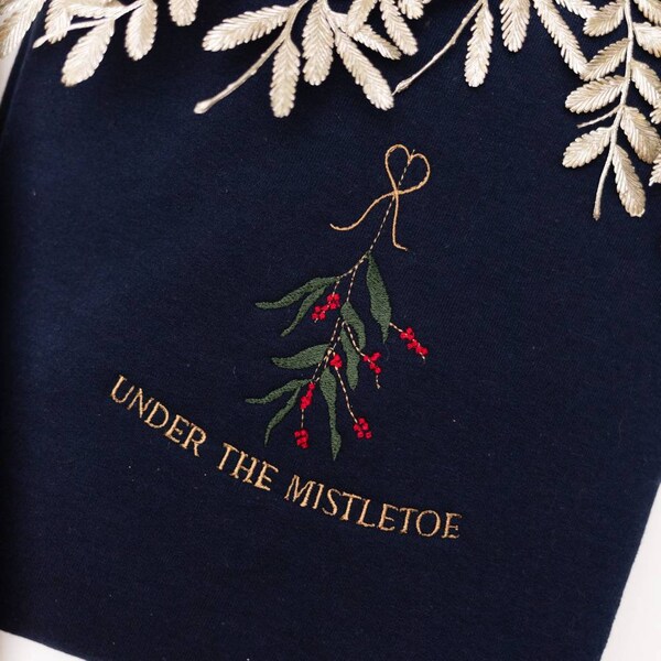 Under the mistletoe Christmas sweatshirt
