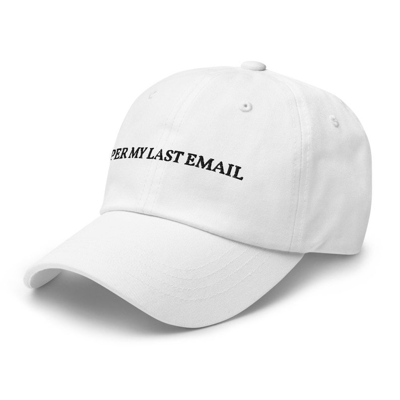 Per My Last Email Hat Gift to Coworker Funny Hat - Etsy