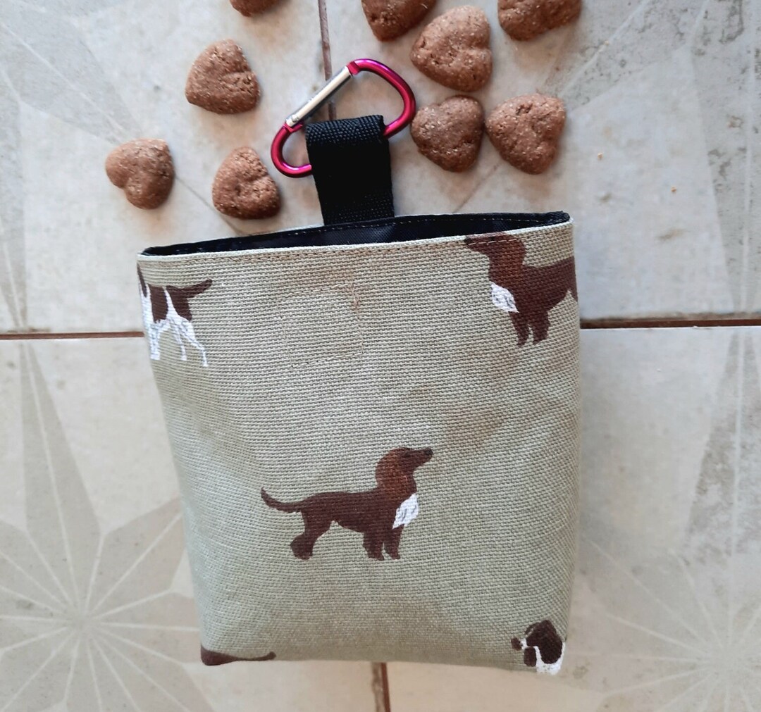 Dog Treat Pouch, Spaniel Dog Treat Pouch, Labrador Treat Bag