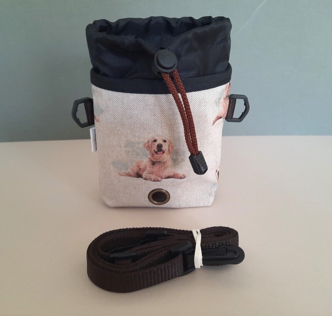 The Ultimate Dog Treat Bag With Poo Bag Dispenser, Flexible Crossbody