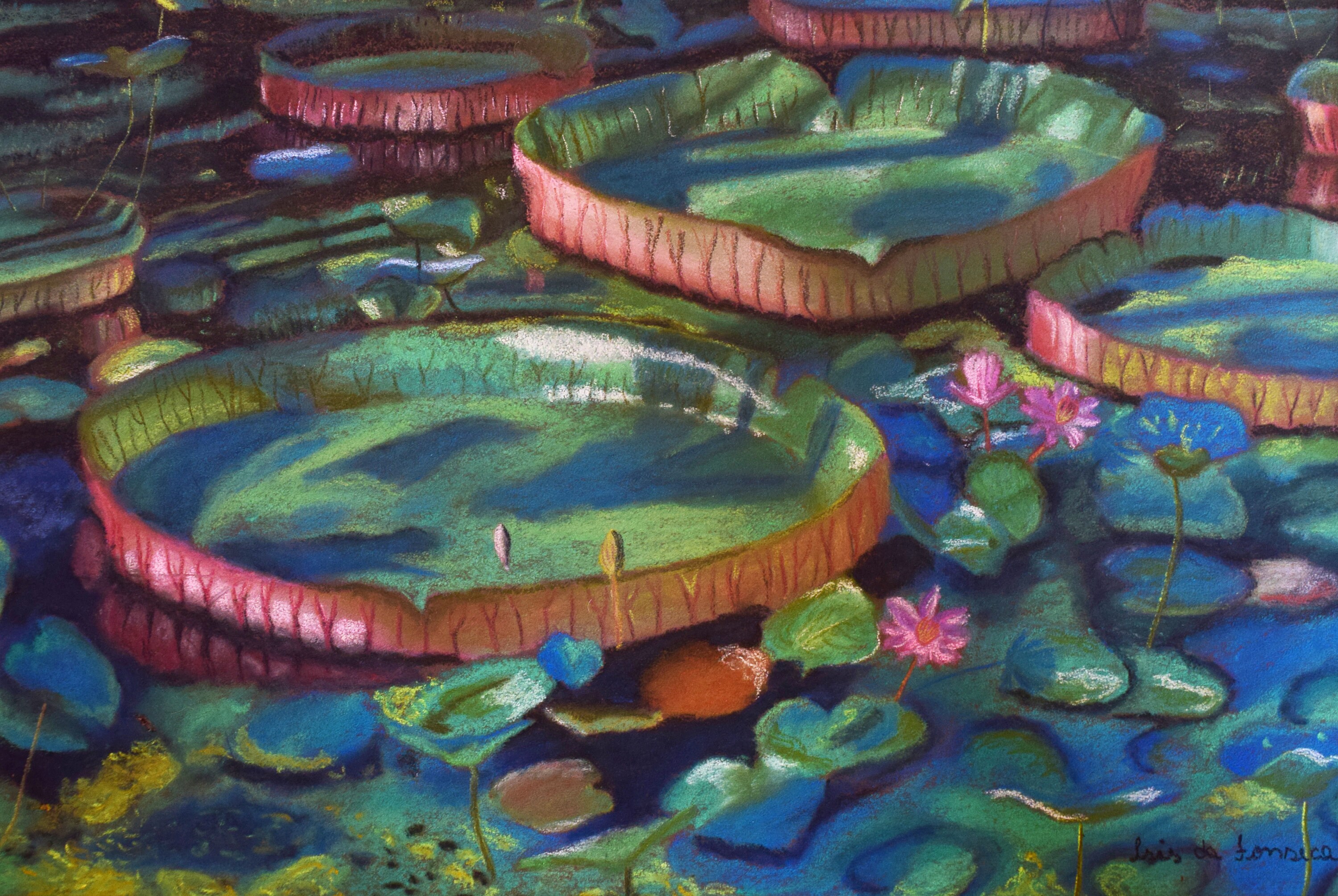 Lotus flower lake Printable Digital Download JPG Wall Art Etsy