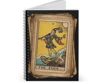 Cuaderno de Tarot El Loco / Diario en espiral, Cuaderno rayado