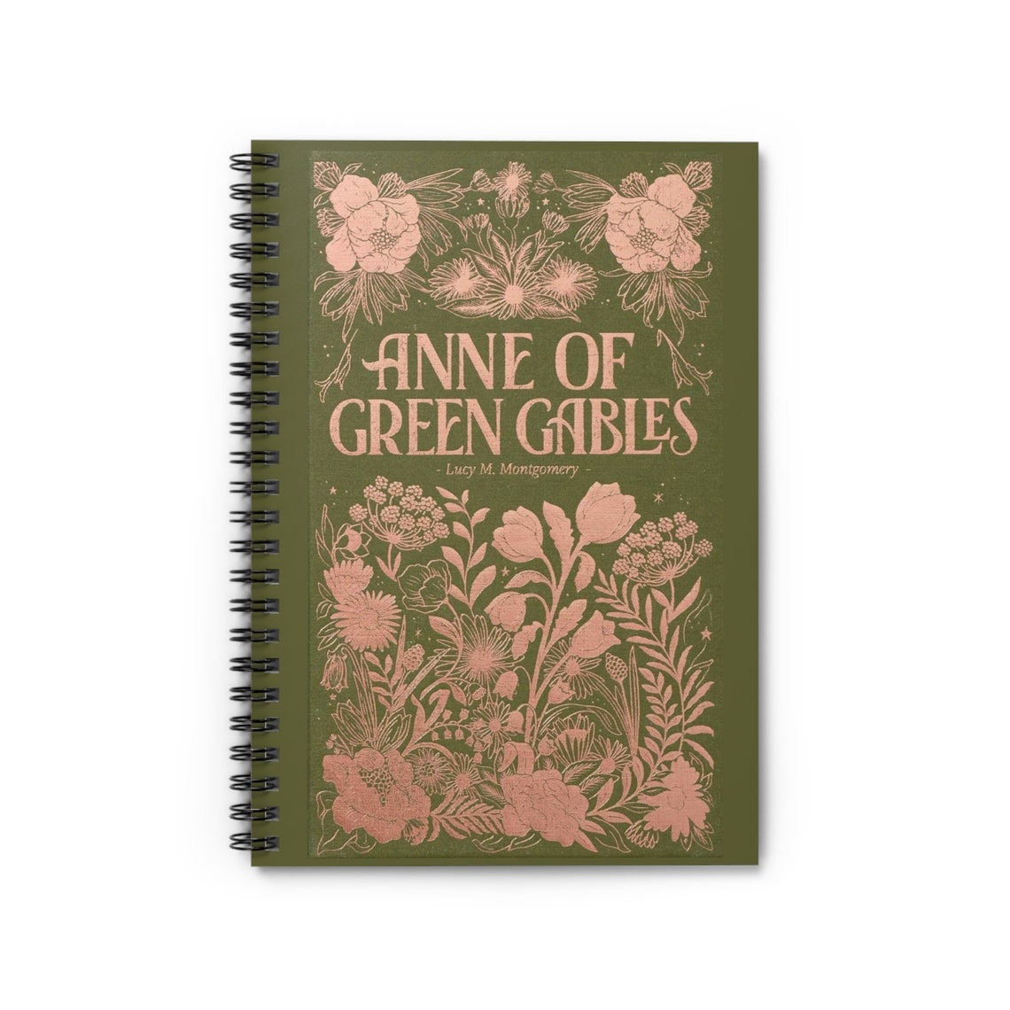 Anne Binding Anne of Green Gables Book Cover Spiral Notebook-journal-ruled Line-old ...