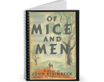 Of Mice and Men Cover Spiral Notebook | Ruled Journal