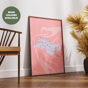 The 1975 Medicine Typography Lyric Print | The 1975 Lyric Print | Music Print | Home Decor Poster | Music Gift | Inspired Lyric Prints |