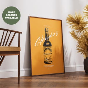 Retro Hendos Relish Linoldruck | Yorkshire Druck | Hendos Druck | Sheffield Druck | Retro Poster Druck | Relish Flaschendruck