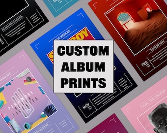 Personalisiertes Album Poster | Personalisierte Musik-Druck | Personalisiertes Album Print | Musik-Bundles | Musik Wand Kunst | Musik Geschenk | Wohndekor