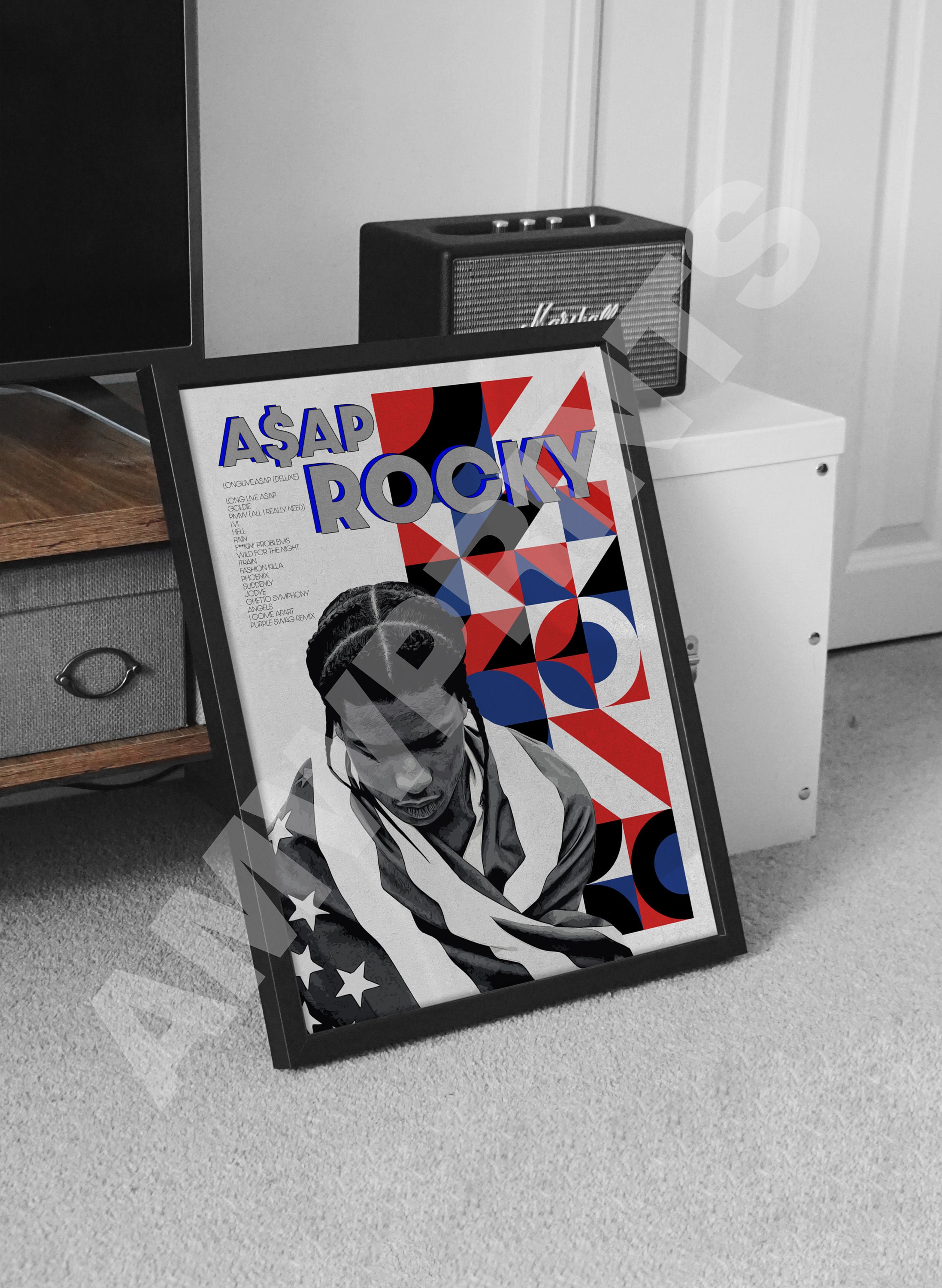 ASAP ROCKY GREEN Poster for Sale by NiNino