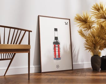 Sheffield United Hendos Relish Druck | Die Klingen Druck | Sheffield Druck | Hendos Druck | United Fußball Poster | Digital gezeichneter Druck