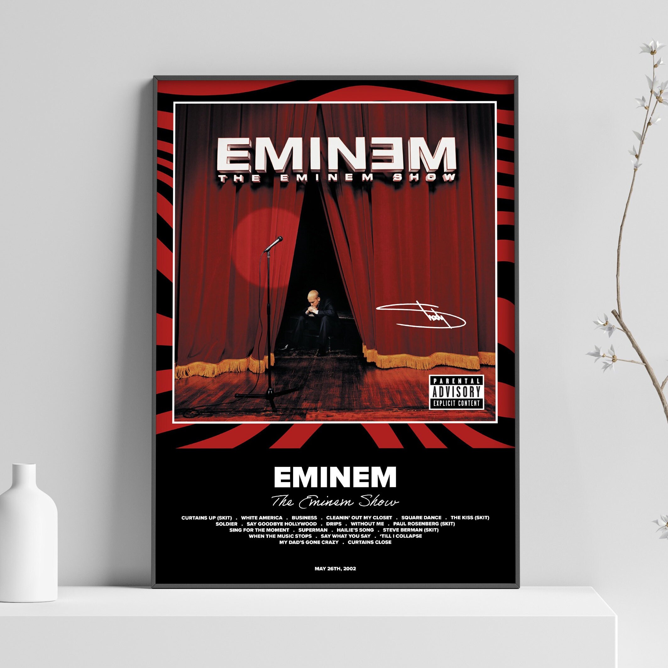 Eminem Poster Print the Eminem Show. Custom Album Cover Etsy UK