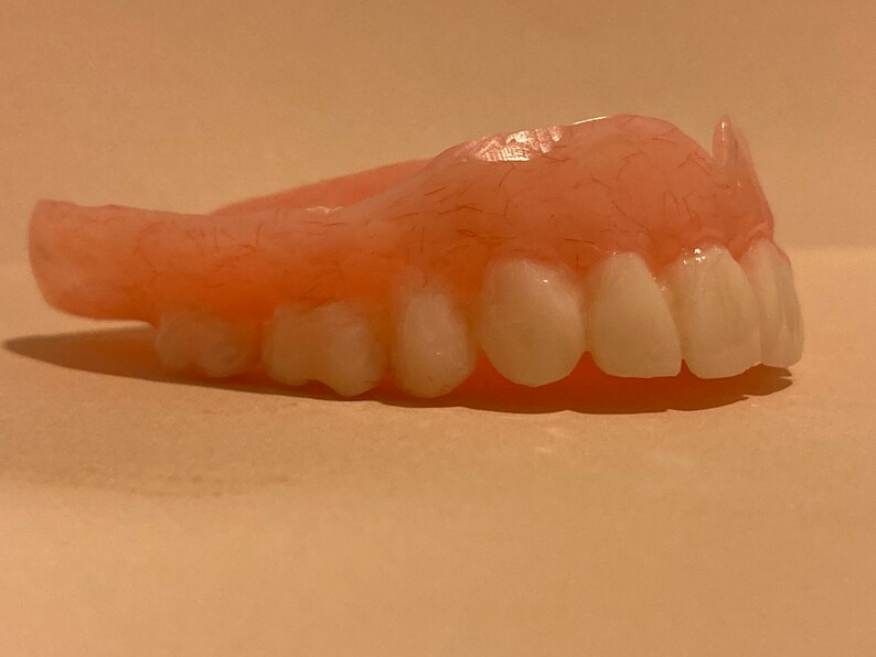 Brand New Full Upper Denture Gag Gift Etsy