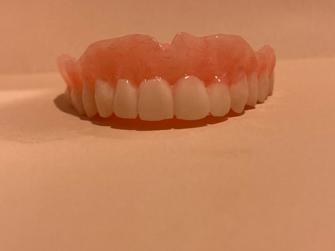 Brand New Full Upper Denture Gag Gift Etsy