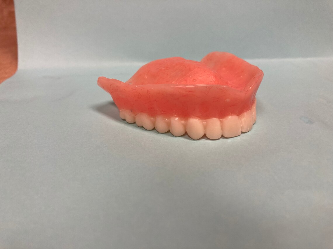 Upper Denture False Teeth Gag Gift Etsy