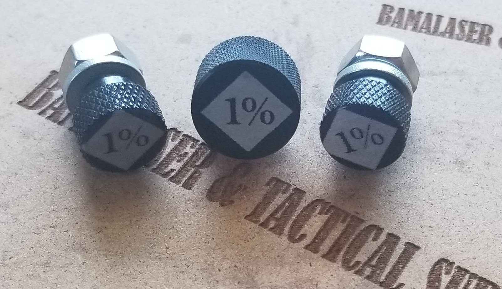 1% Combo Harley Seat & License Plate Bolts