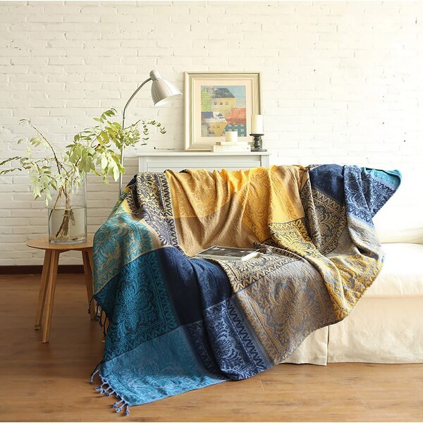 Bohemian Throw Blanket - Etsy