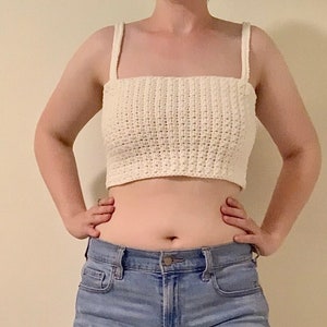 Summer Crop Top Crochet Pattern