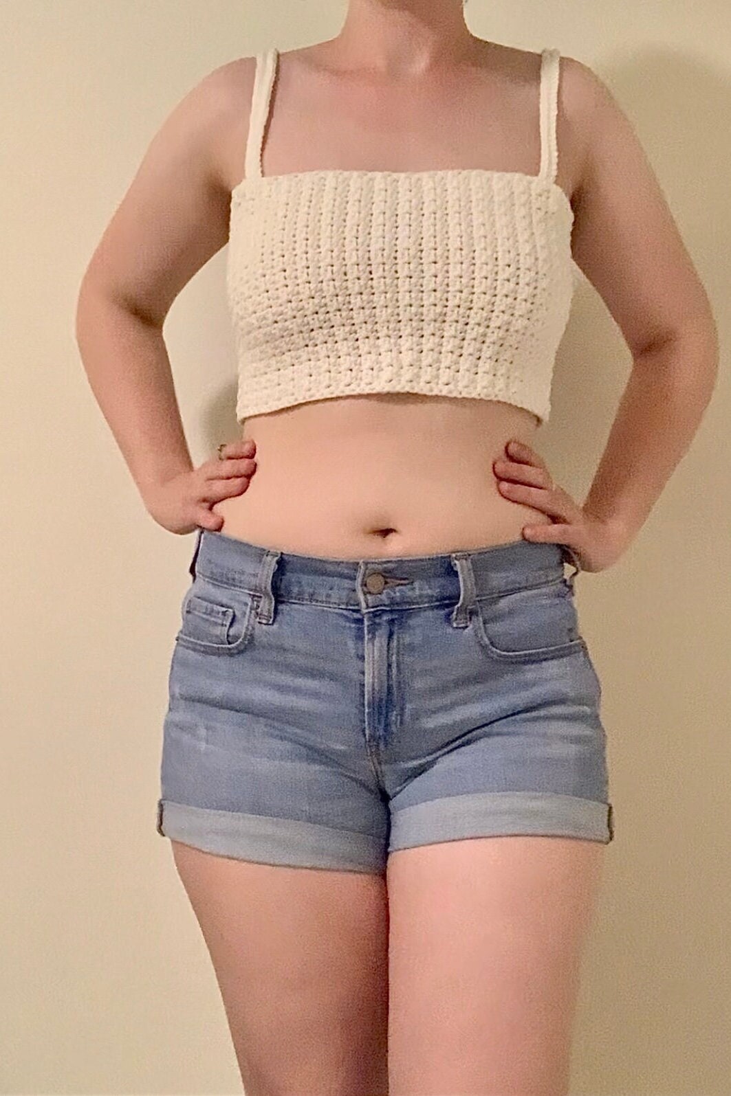 Summer Crop Top Crochet Pattern Etsy
