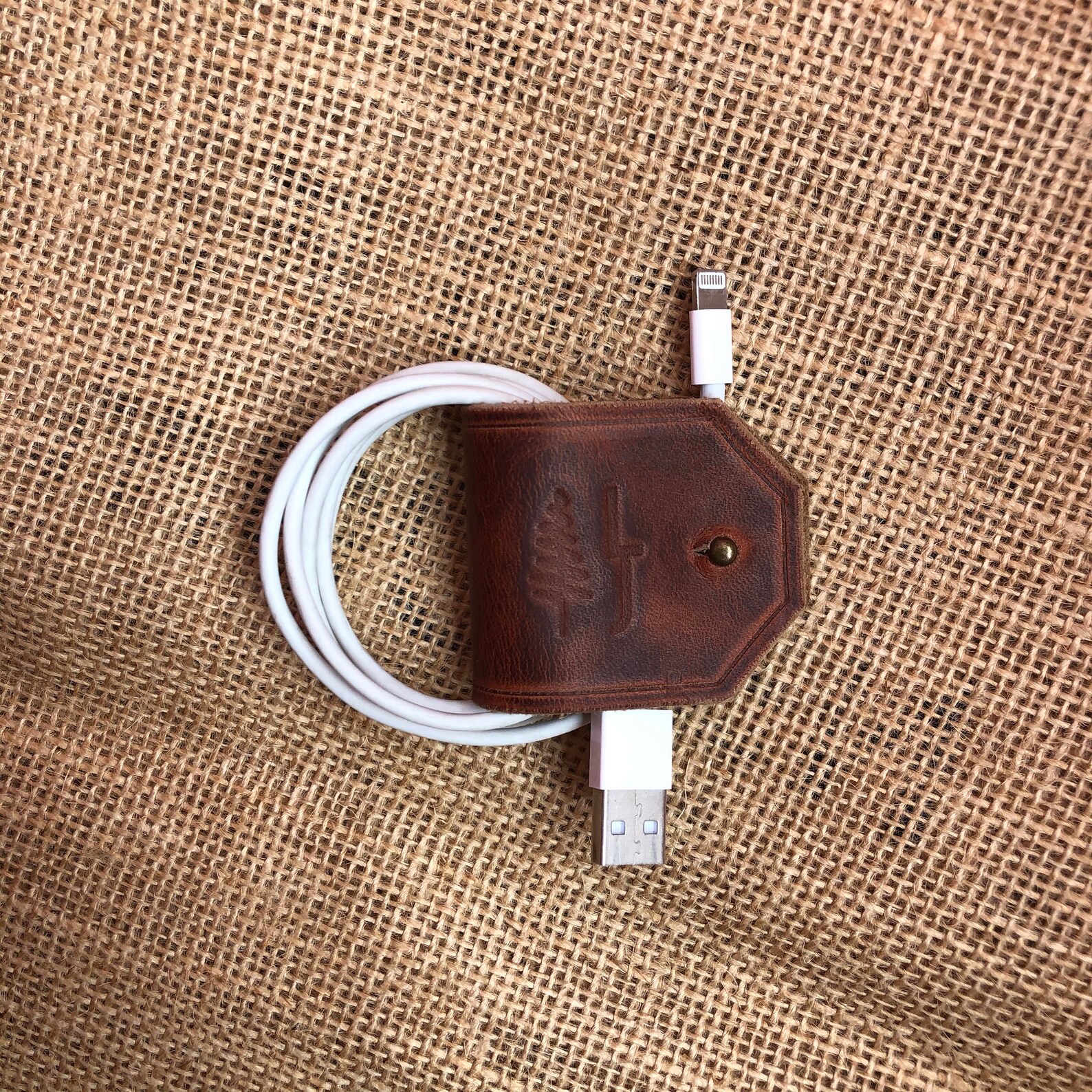 Leather Cord Wrap Leather Cord Keeper Leather Cord Etsy