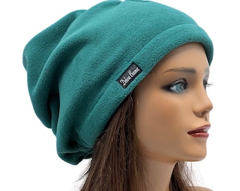 Winter Beanie,Teal Winter Beanie,Fleece Beanie, Winter Hat, Fleece Hat, Warm Hat, Warm Beanie, Winter Cap, Cute Beanie,