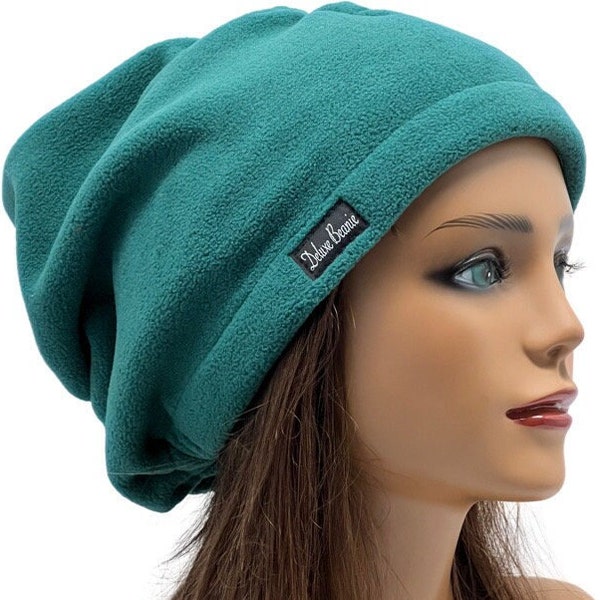 Winter Beanie,Teal Winter Beanie,Fleece Beanie, Winter Hat, Fleece Hat, Warm Hat, Warm Beanie, Winter Cap, Cute Beanie,