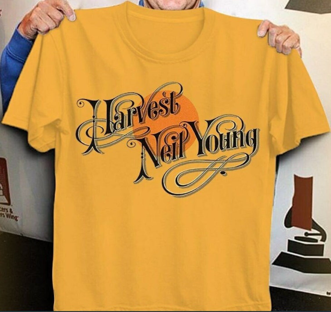 Neil Young Harvest Vintage T-Shirt Neil Young Harvest | Etsy