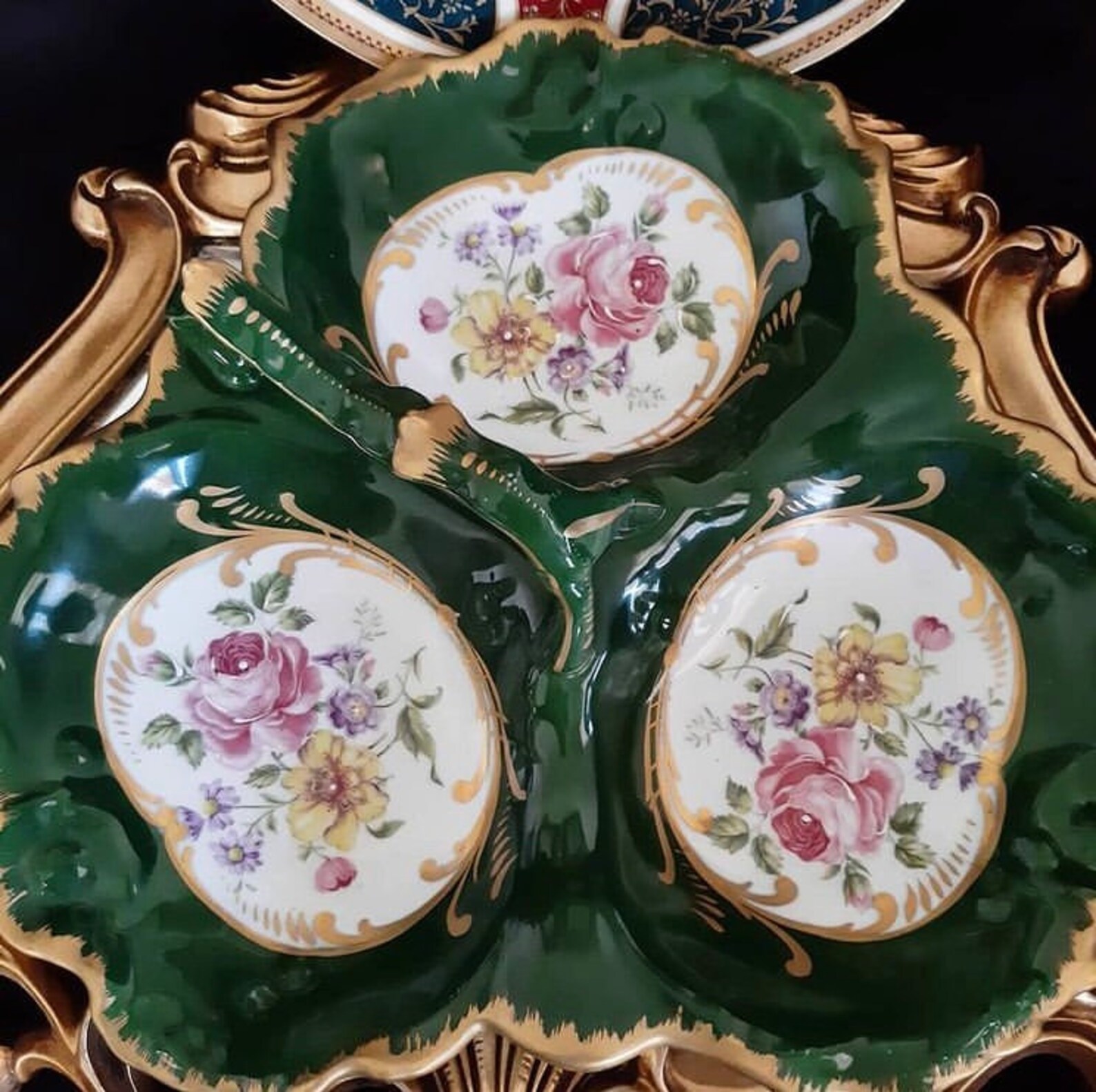 Limoges hand painted Serving Plate Etsy