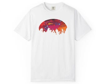 Retro Music Festival T-Shirt | Colorful Concert Nightscape Graphic Tee