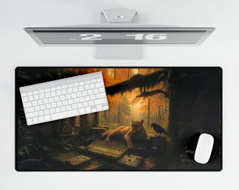 Pacific Northwest Wildlife Autumn Desk Mat