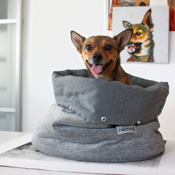 Minimalist Dog Snuggle Bag Plush Snuggle Sack Dog Sleeping - Etsy