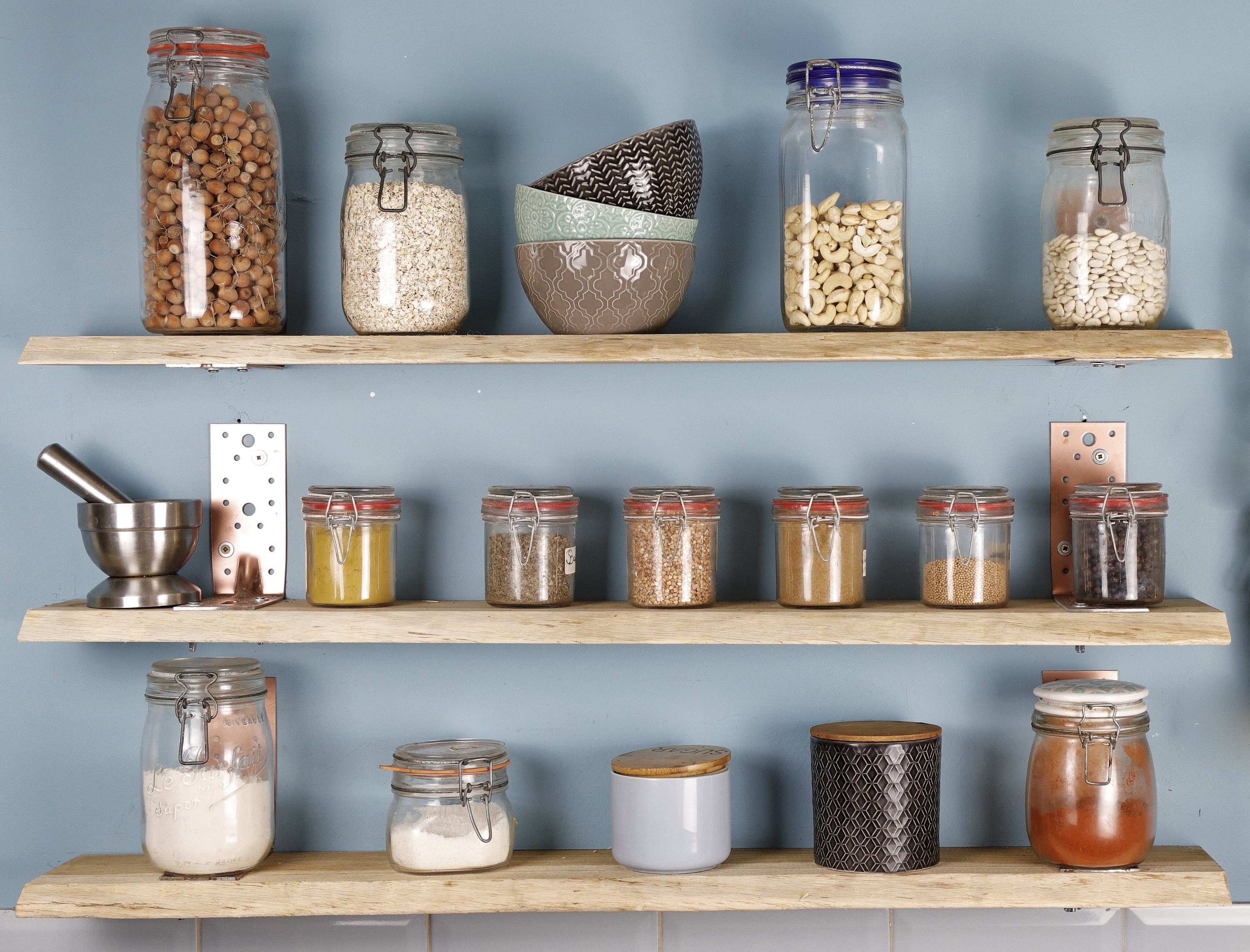 Etagère Sur-Mesure en Chêne Massif Artisanale Bord Naturel Travaillé Livraison Gratuite