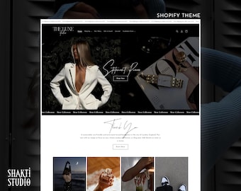 Luxury Shopify Website, Shopify Theme Template, Aesthetic Shopify Theme, Luxe Shopify Boutique, Shopify Theme Boutique, Dark Shopify Theme