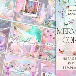 Mystische Instagram Post Vorlagen, Spirituelle Instagram Vorlagen, Fantasy Instagram Posts, Magisches Zitat, Tarot, Astrologie, Sternzeichen