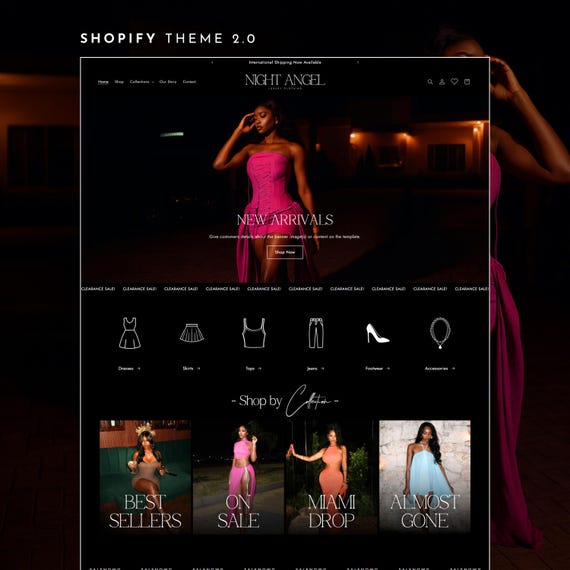 Clothing Shopify Theme | Boutique Shopify Template | Luxury Shopify Theme | Clothing web banners | Streetwear Shopify 2.0 Theme | Easy Setup