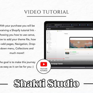 Luxuriöses Shopify-Theme | Boutique-Website-Design in Weiß und Rosa | Anpassbare Shopify-Vorlage im Boho-Stil mit editierbaren Canva-Bannern | Shopify 2.0 Bild 7