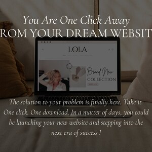 Luxuriöses Shopify-Theme | Boutique-Website-Design in Weiß und Rosa | Anpassbare Shopify-Vorlage im Boho-Stil mit editierbaren Canva-Bannern | Shopify 2.0 Bild 10
