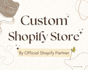 Anpassad Shopify-butiksdesign och temautveckling - ENDAST 1 PLATS KVAR