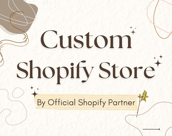 Custom Shopify Store Design & Theme Development - ONLY 1 SLOT LEFT