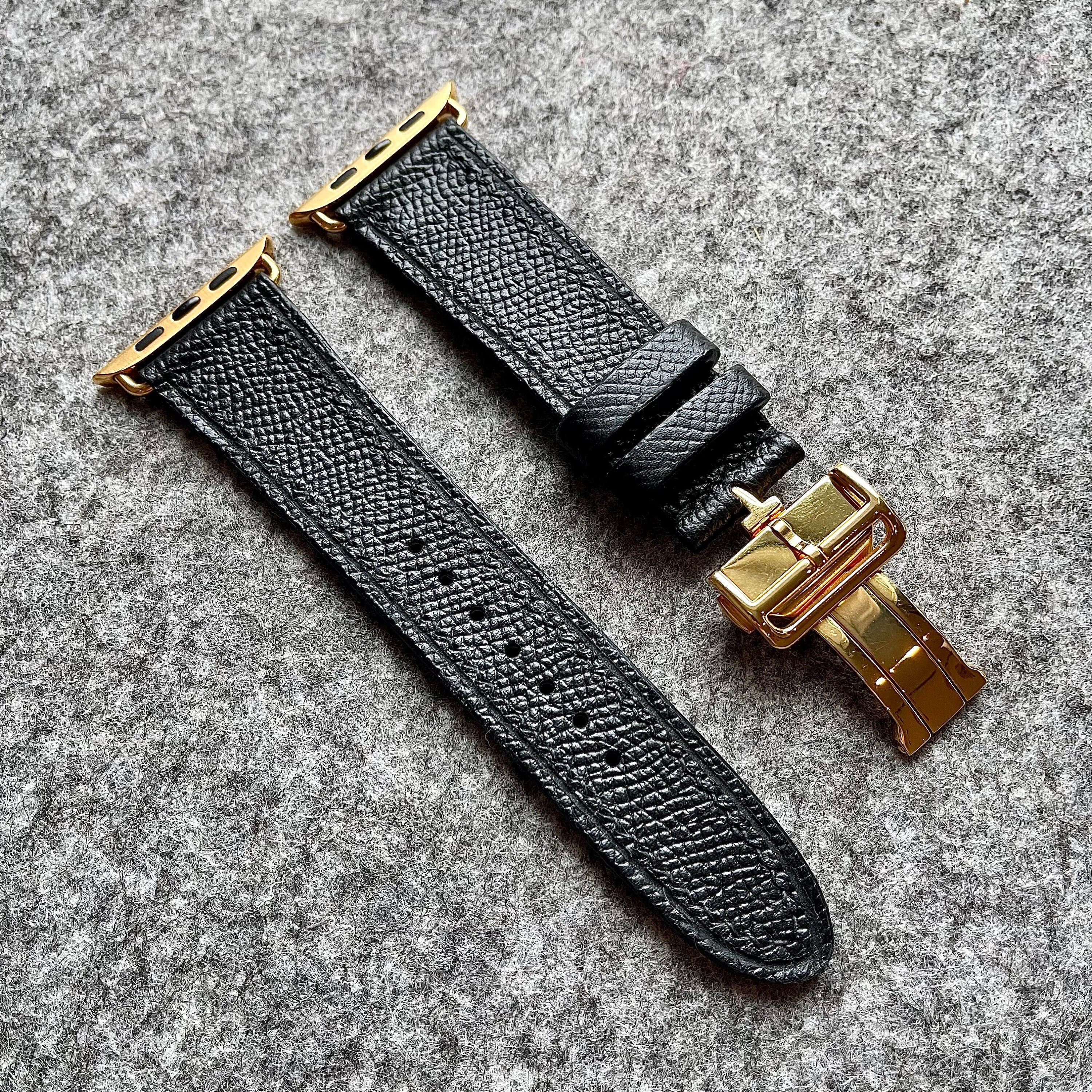 Apple Series 7 Handmade Black Epsom 